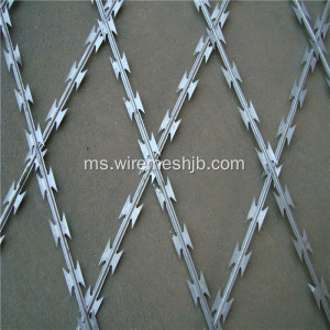 Galvanized dan Plastic-sprayed Razor Wire